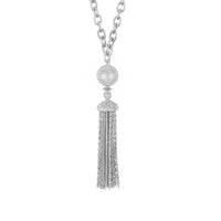 Battina Necklace - Silver - Angelina Alvarez