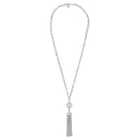 Battina Necklace - Silver - Angelina Alvarez