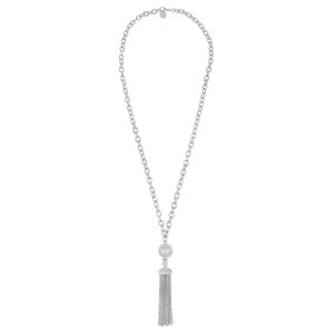 Battina Necklace - Silver - Angelina Alvarez