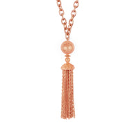 Battina Necklace - Rose Gold - Angelina Alvarez