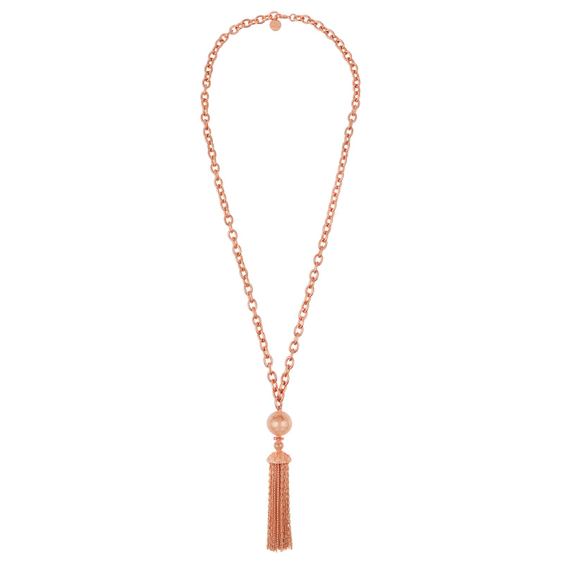 Battina Necklace - Rose Gold - Angelina Alvarez