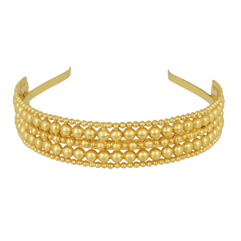 Isabella Headband - 24k Gold - Angelina Alvarez